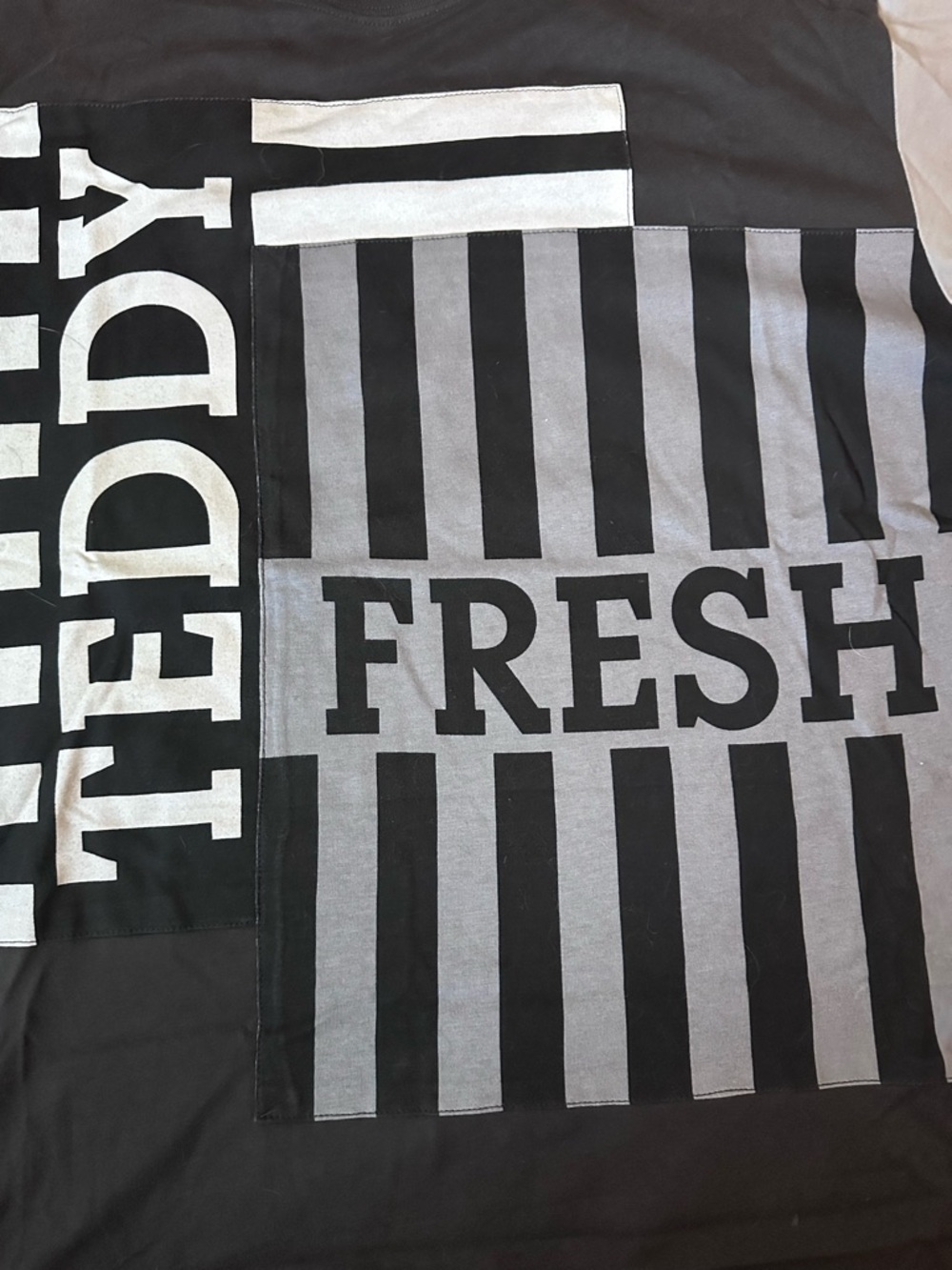 Teddy Fresh Black, Gray & White Short Sleeve Tee - Picture 2 of 6